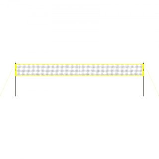 Sistema de Red de Voleibol Portátil para Exterior, Postes de Acero de Altura Ajustable, Juego de Voleibol Profesional con Voleibol de PVC, Bomba, Bolsa de Transporte, Red de Voleibol de Alta Resis...