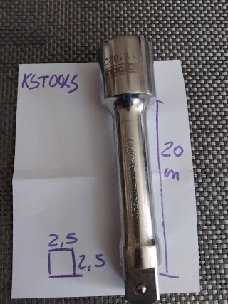 KS TOOLS prolunga cromo vanadio