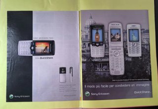 Pubblicità giornale Sony Ericsson T610 2004