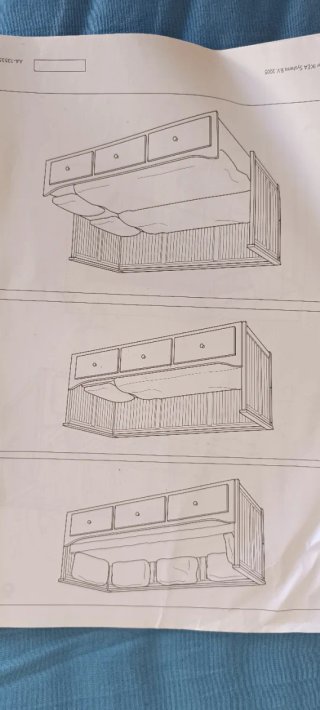 Cama Diván Blanca con Cajones