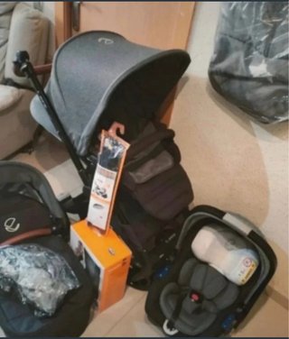 Carrito Jane Mumm 3 piezas + accesorios + mochila