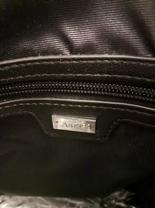 Borsa Carpisa nera con fantasia
