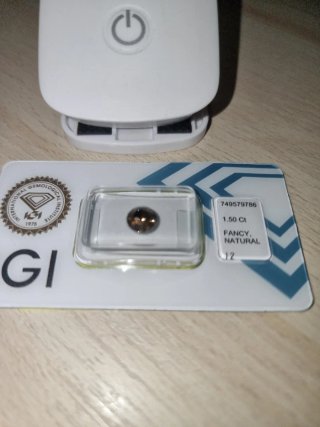 Diamante Natural IGI 1.50 Ct Marrón