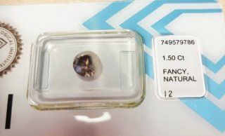 Diamante Natural IGI 1.50 Ct Marrón