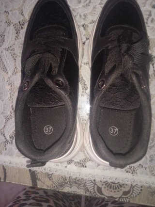 Zapatillas negras con plataforma