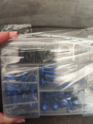 Kit Tornillos Azul Kawasaki