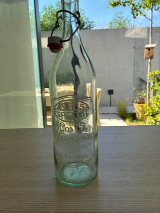 3 Vecchie Bottiglie di Cristallo
