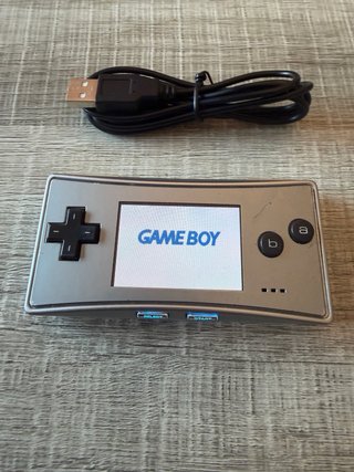 Nintendo Game Boy Micro Plata