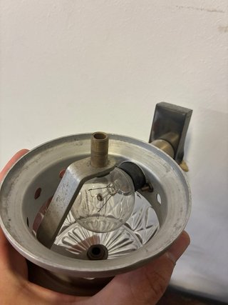 Coppia Applique Vetro Cristallo Anni 70