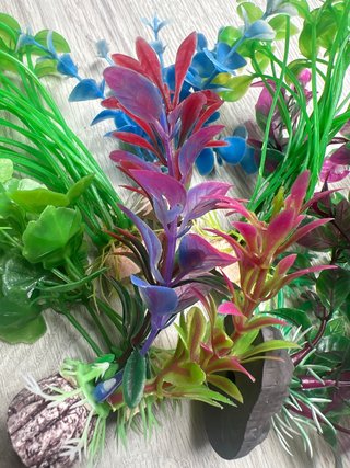 Plantas Decorativas Plástico Pecera