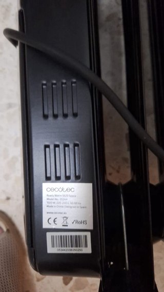 Estufa Aceite Cecotec 1500W