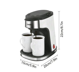 Cafetera Eléctrica Sonifer con 2 Tazas de Regalo
