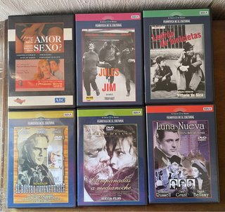 Lote 6 Películas DVD Filmoteca Cultural