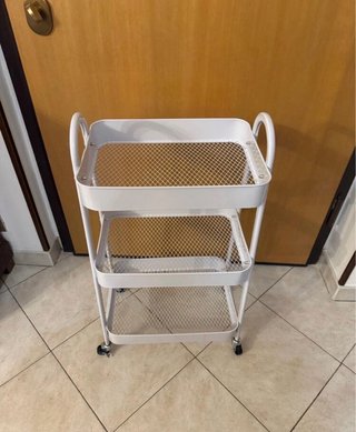 Carrello portaoggetti 3 ripiani