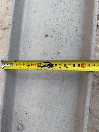 Viga Hierro Doble T 490 cm