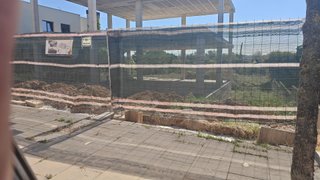 Valla de obra para parcela