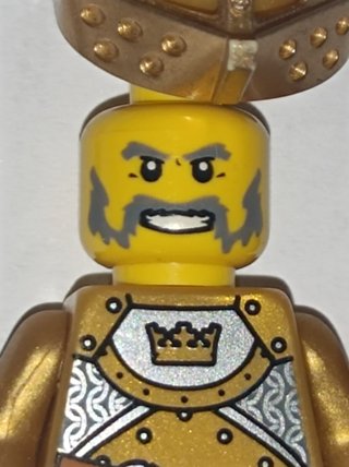 Minifigura LEGO Castle Gold Knight cas415 (LEED)