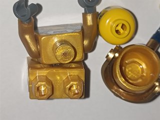 Minifigura LEGO Castle Gold Knight cas415 (LEED)
