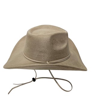 Sombrero Vaquero Crema Cowboy con Pluma Adulto