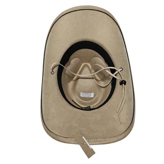 Sombrero Vaquero Crema Cowboy con Pluma Adulto
