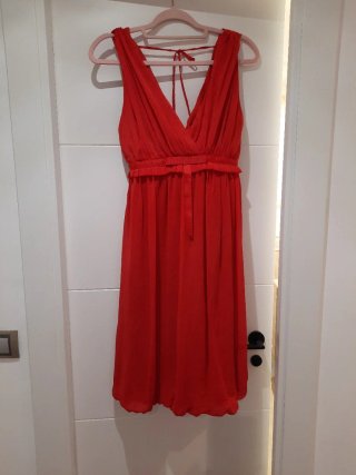 Vestido rojo El Corte Inglés nuevo con etiqueta