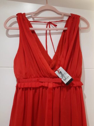 Vestido rojo El Corte Inglés nuevo con etiqueta