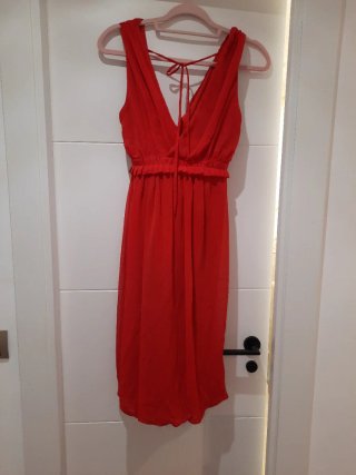 Vestido rojo El Corte Inglés nuevo con etiqueta