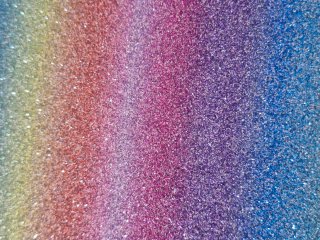 Lona de colores con purpurina.