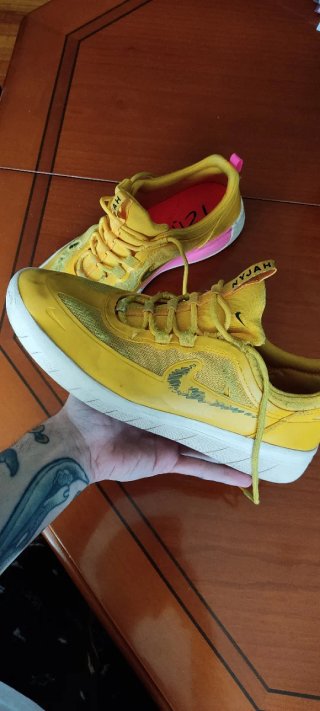 Zapatilla Nike SB Nyjah Free 2 Amarillo/Rosa