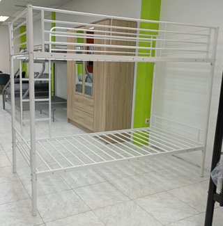 Litera 2 ·Camas Metal, ·Blanca. Robusta. REBAJADO!