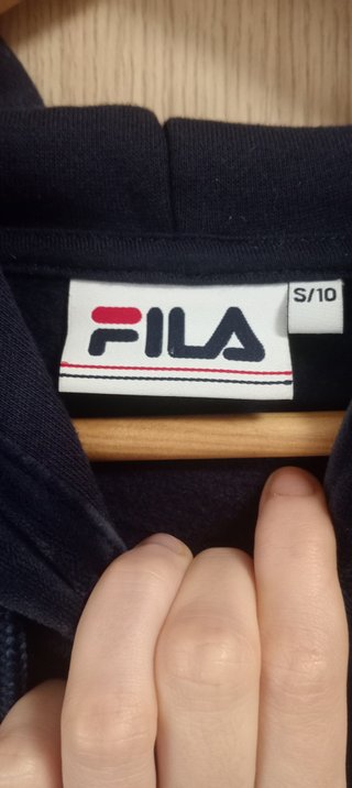 Sudadera Crop Fila Mujer Azul