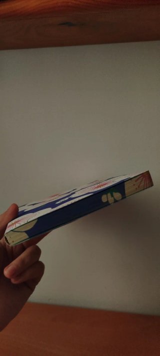 Cuaderno flores azul y blanco