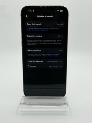 iPhone 16 Pro Max 256GB Titanio - Batería 95%