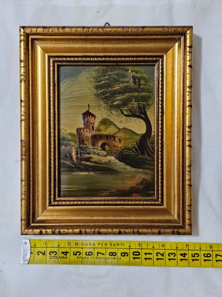 Quadretto da parete con castello