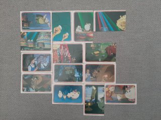 La bella y la bestia disney lote 43 cromos panini