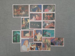 La bella y la bestia disney lote 43 cromos panini