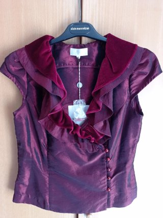 Top invitada granate Cabotine