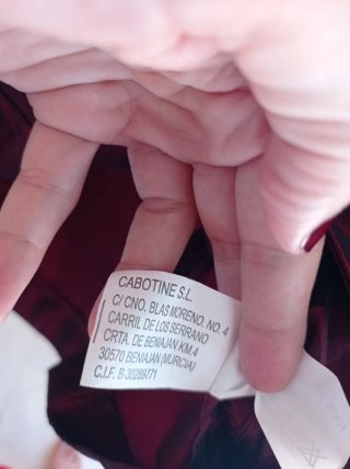 Top invitada granate Cabotine