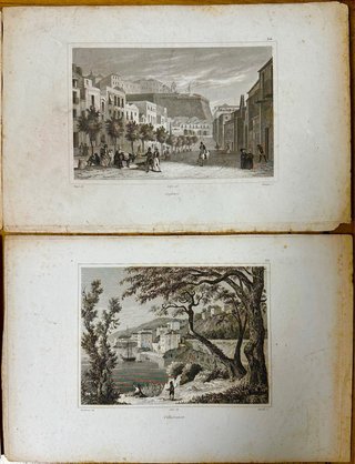 S XIX, 15 grabados de arquitectura clásica Italia