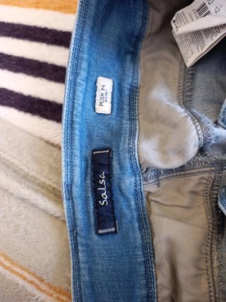 Pantalones Salsa Talla 40 Azul