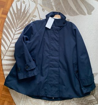 Chubasquero azul Zara