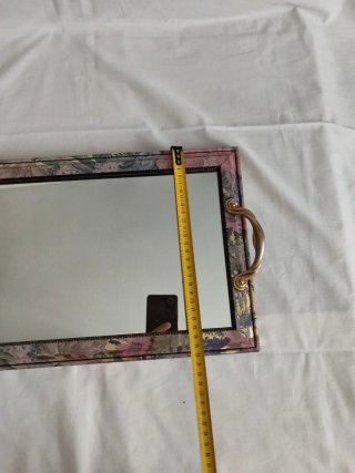 espejo forma bandeja decorativa para colgar