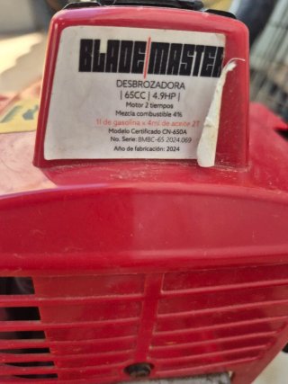 Desbrozadora motor gasolina