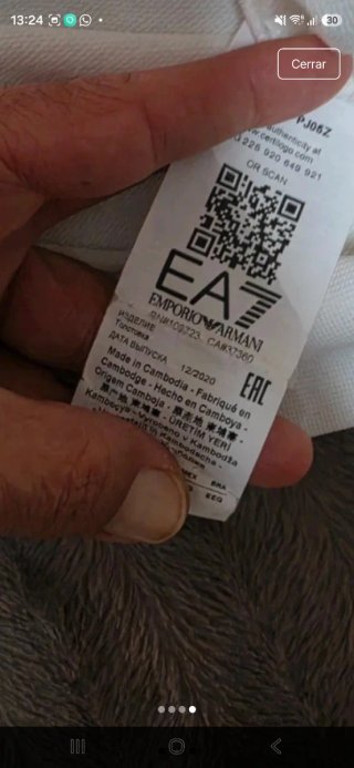 Sudadera Emporio Armani Blanca