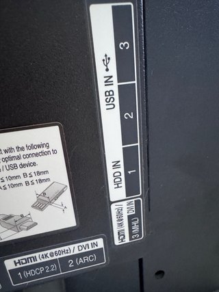 TV LG 49 49UF695V Ultra HD 4K.