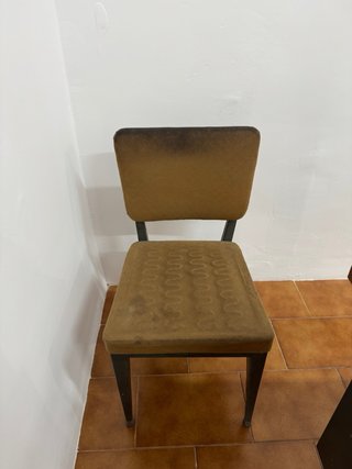 Escritorio y Silla Hierro Años 70/80