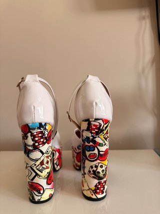 Zapatos Tacón Plataforma Cómic Talla 39 Exclusivos