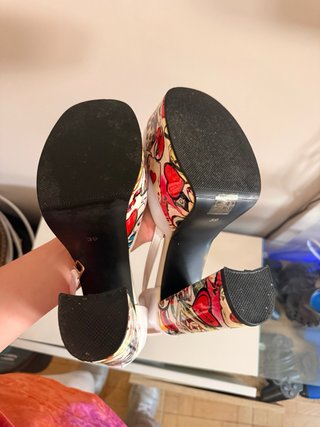 Zapatos Tacón Plataforma Cómic Talla 39 Exclusivos