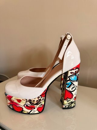 Zapatos Tacón Plataforma Cómic Talla 39 Exclusivos
