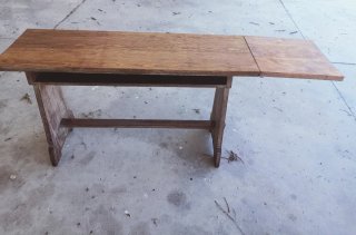 Mesa de madera finales  siglo XIX